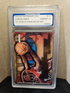 2003 Upper Deck UD Collectibles Lebron James 12 Freshman Season RC 10 Gem Mt - Picture 1 of 2