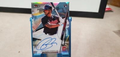 BOBBY BRADLEY 2020 Topps Finest Refractor AUTO INDIANS RC FA-BBR T2891 - Image 1 of 4