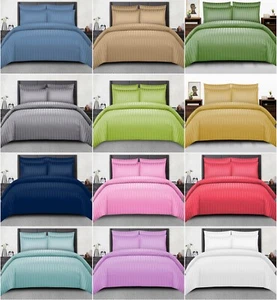 Bettbezug Set Wende Streifen Bettdecke Steppdecke Bezug Bettwäsche Set Double King Size - Bild 1 von 304