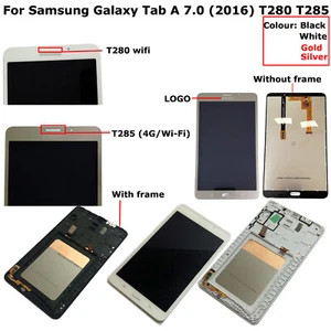 Pantalla táctil LCD OEM para Samsung Galaxy Tab A 7.0 (2016) SM-T280 SM-T285 - Imagen 1 de 24