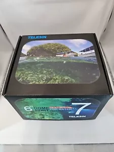 GoPro Hero 7/6/5 Water Photography 6" Dome Port Handgrip Telesin New - Picture 1 of 6