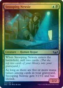 SNOOPING NEWSIE (FOIL) (SNC) Streets of New Capenna - MTG - LP - Picture 1 of 1