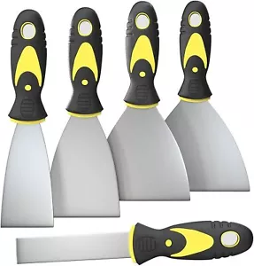 5Pcs Putty Knife, Set, 1" 2" 3" 4" 5" Scraper, Spackle Knife, Paint Scraper, Scr - Picture 1 of 6
