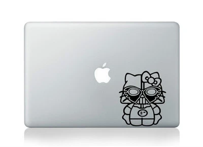 Star Wars Darth Vader Hello Kitty Viny Decal Macbook Air/Pro/Retina 12"13"15"17" - Image 1 of 3