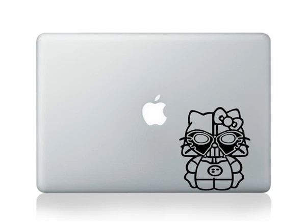 Star Wars Darth Vader Hello Kitty Viny Decal Macbook Air/Pro/Retina 12"13"15"17" - Image 1 of 3