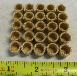 (25) Menge. von Bronze gesinterter Schalldämpfer Schalldämpfer Filterkappen (3/8"" x 3/8"" x 7/16") - Bild 1 von 4