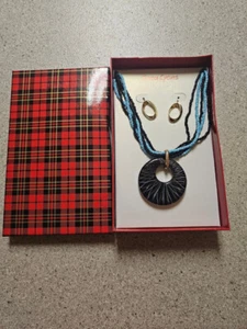 Erica Lyons Jewelry Necklace And Earrings Set in Box. NEW - Picture 1 of 3
