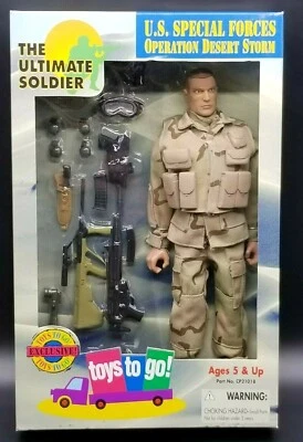 Figura de acción 1:6 Ultimate Soldier US Special Forces Operation Desert Storm 12" Foto 1 de 4
