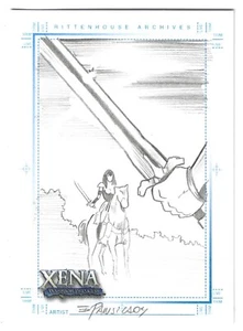 2004 XENA ART & IMAGES - SKETCH by EDUARDO PANSICA - Picture 1 of 2