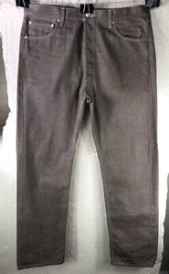 Jeans nuovi senza etichette Levis 501XX Shrink To Fit taglia 38x34 colore kaki - Foto 1 di 11