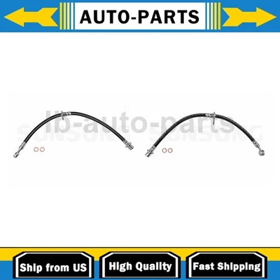 2X Front Brake Line Hose Sunsong For For Honda CR-V 1997 1998 1999 2000 2001 - Изображение 1 из 4