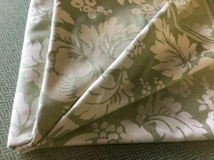 Ian mankin fabric remnant 165 cm x137 wide wildflower SAGE reversible - Picture 1 of 3
