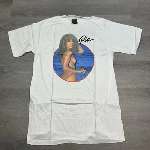 Vintage 1982 Pia Zadora Short Sleeve T-Shirt Size Medium American Bikini - Bild 1 von 7