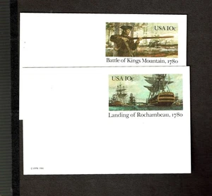 1980 U.S. POSTAL CARD BiCentennial Series LOT OF 2 Sc#UX85- Mint - Picture 1 of 1