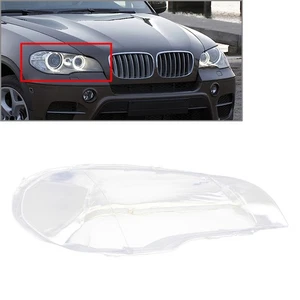1 Pcs Car Lamp Lens Cover Headlight Cover Lampshade For BMW X5 E70 2007-2013 - Picture 1 of 8