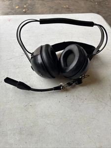 Pryme HDS-EMB Racing Style Dual-Muff Headset Black - Picture 1 of 12