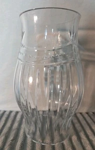 Samobor Illusions Crystal Hurricane Candle Holder 24% Lead Replacement Globe - Picture 1 of 8
