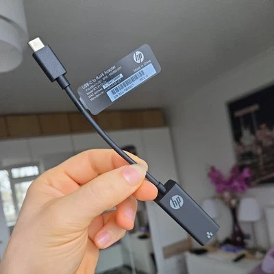 HP | RTL8153-03 | USB-C to RJ45 Adapter  - Image 1 of 4