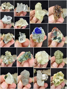 Natürliche Mischung Mineral Kristall Proben Lot aus Afghanistan, Pakistan 1052g 18 Teile - Bild 1 von 19