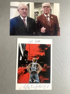 GILBERT & GEORGE In-person signed Kunstpostkarte 10x15 Autogramm + Foto - Picture 1 of 1