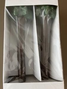 Wax Taper Palm Tree Candles Set Of 2 BNIB SEALED - Picture 1 of 1