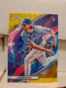 Jackson Kowar 2022 Topps Chrome Cosmic #170 Gold Interstellar Refractor /50 RC - Picture 1 of 2