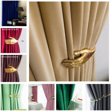 Premium Room Darkening 80% Blockout Velvet Fabric Eyelet | Pleated Top Curtains