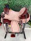 New Premium Leather Western A Fork Wade Tree Ranch Roping Trail Horse Saddle