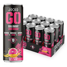 Jocko Go Energy Drink - Keto, Vitamin B12, Vitamin B6, Electrolytes, L Theanine,