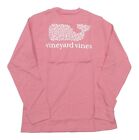 Vineyard Vines Boys Jetty Red Heather Scattered Lacrosse Sticks Whale T-Shirt