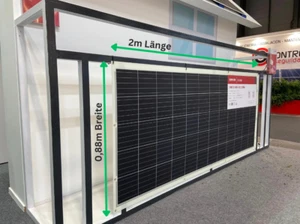 ultraleichtes Solarmodul - 310 Watt, sehr dünn und flexibel mit Ösen - Bild 1 von 4