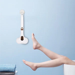 Double Head Electric Bath Brush Body Shower Brush Long Handle Back Massage Clean - Picture 1 of 15