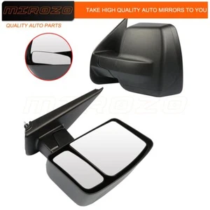For 2012-2013 NISSAN NV 1500/2500/3500 LH & RH Black Foldaway Manual Mirrors - Picture 1 of 12