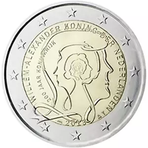 2 euro Olanda 2013 fdc Regno d'Olanda Paesi Bassi - Imagen 1 de 1