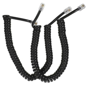 2 szt. Kabel telefoniczny Przewód rozłączający Przewody do telefonów stacjonarnych - Zdjęcie 1 z 12