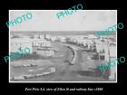 OLD 8x6 HISTORIC PHOTO OF PORT PIRIE SA VIEW OF ELLEN STREET c1880