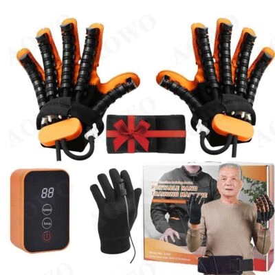 AOWO Left+Right Rehabilitation Robot Glove For Stroke Rehabilitation Finger Training