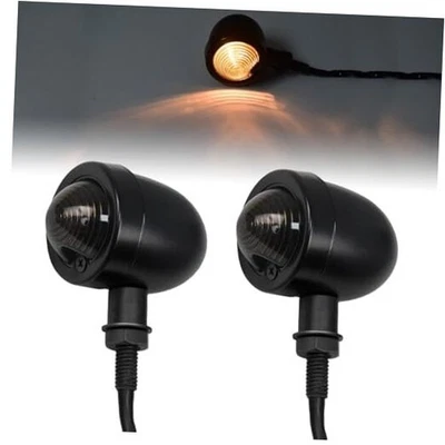 Luces de señal de giro universales para motocicleta bombilla de filamento incandescente bala 12V  Foto 1 de 4
