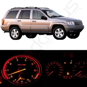 Red LED Kit Instrument Cluster Dash Light Bulb For 99-01 Jeep Grand Cherokee - Picture 1 of 7