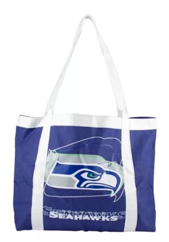 Seattle Seahawks Tailgate Canvas Tote Shoulder Bag Purse NFL Cover