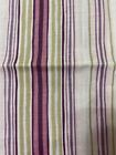 JoAnn?s cotton Stripe fabric Purple/ Lavender 1 yard 42 in wide