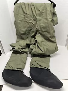 Vadeador de pecho de pesca de campo y arroyo con correas para el hombro y botas talla múltiple 11 - Imagen 1 de 17