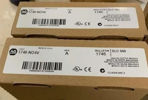 Brand New AB 1746-NO4V SLC 500 Analog Output Module Free Shipping PLC 1PC US - Picture 1 of 3