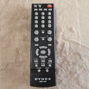 Dynex TV Remote ZRC-100 Control Tested OEM Clicker - Picture 1 of 5