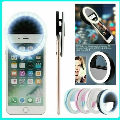 Luce per Cellulare Ring Light Portatile Luce ad Anello per tutte le fotocamere