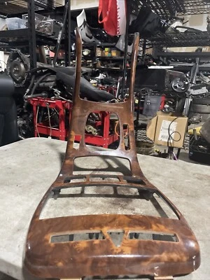 03-06 Mercedes W215 CL500 CL55 AMG consola central moldura de madera 2156805639 OEM Foto 1 de 4