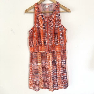 Country Road Women’s Shift Dress Front Zipper Short Dress Sleeveless Size 12 - Picture 1 of 11