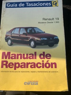 Manual De Taller Renault 19 1993 - Imagen 1 de 2