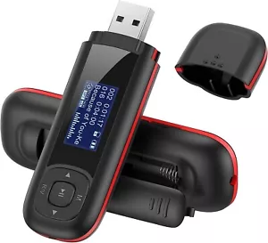 AGPTEK U3 USB Stick Mp3 Player, 8GB Music Player Supports Replaceable AAA - Picture 1 of 6