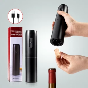 Electric wine bottle opener automatic corkscrew rechargeable wine opener - Picture 1 of 8